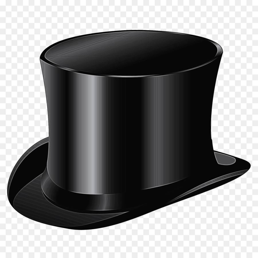 cylinder costume hat line clip art black-and-white