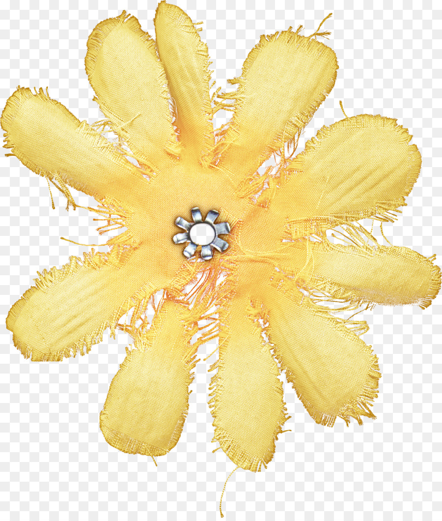 hoa màu vàng phụ kiện tóc cánh hoa - 