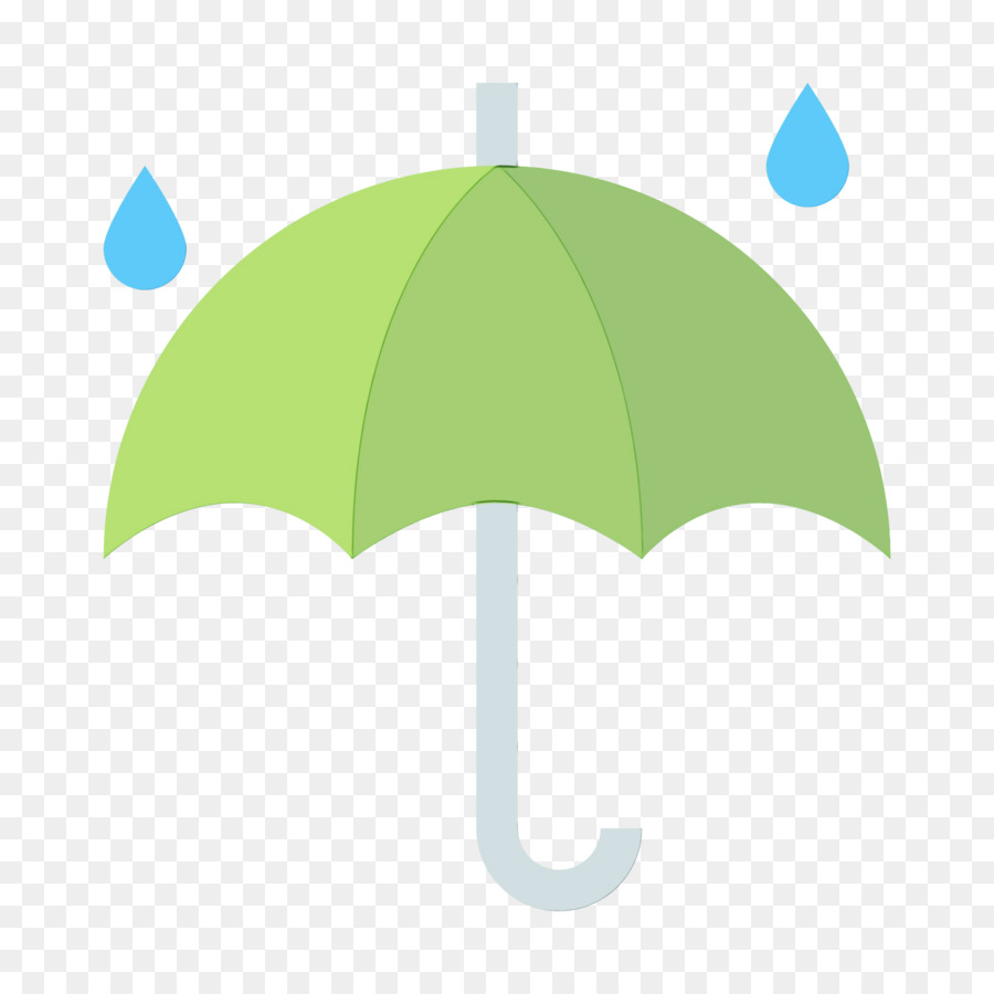 Regenschirm grünes Laubbaum-Logo - 