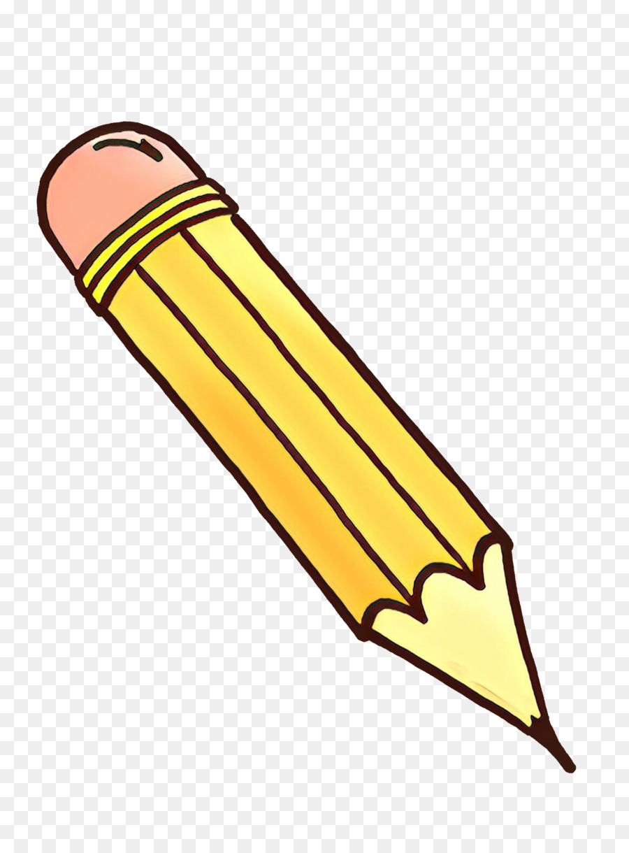 yellow clip art writing implement