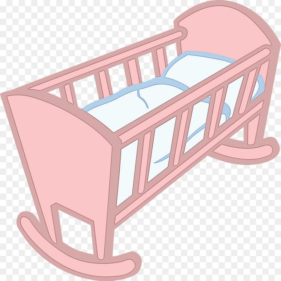 Kinderbett Babyartikel rosa Wiegenmöbel - 