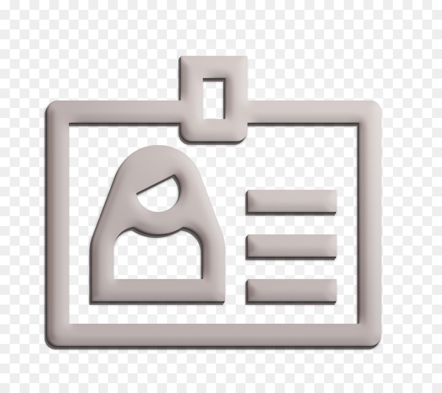 Carnet-Symbol weibliche Symbol ID-Symbol - 