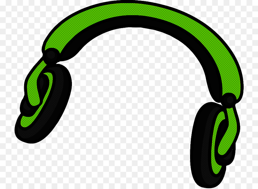headphones green gadget audio equipment clip art