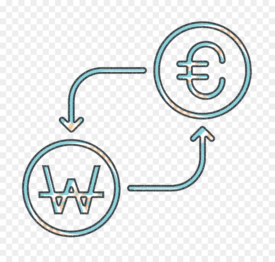 biểu tượng chuyển đổi biểu tượng tiền tệ biểu tượng euro - 
