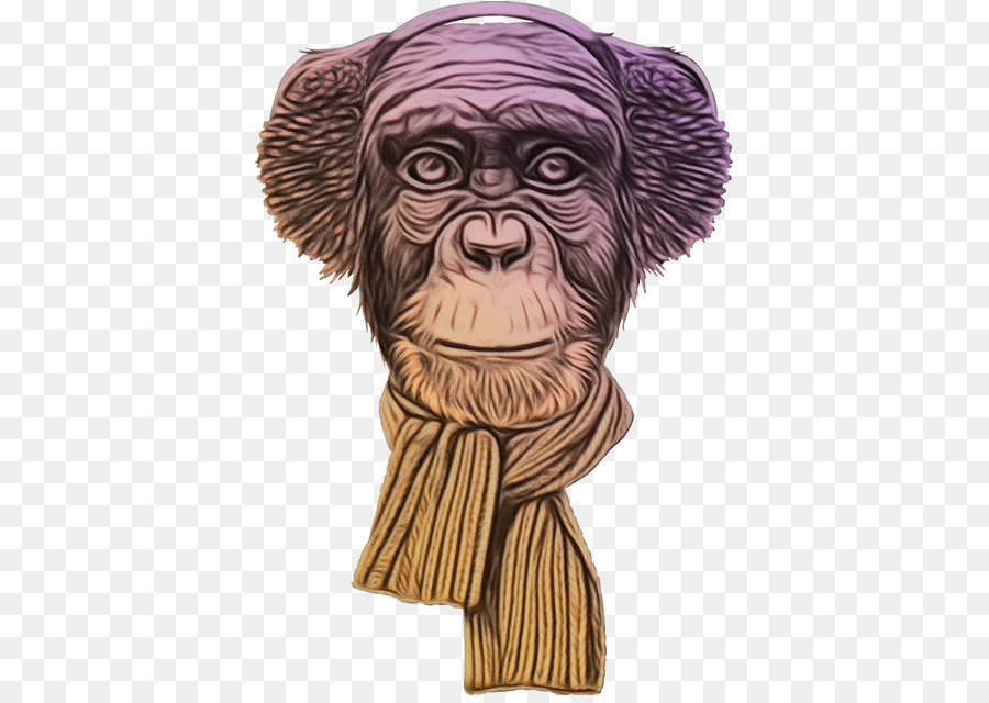 Disegno comune del personaggio di carattere fittizio scimpanzé - 