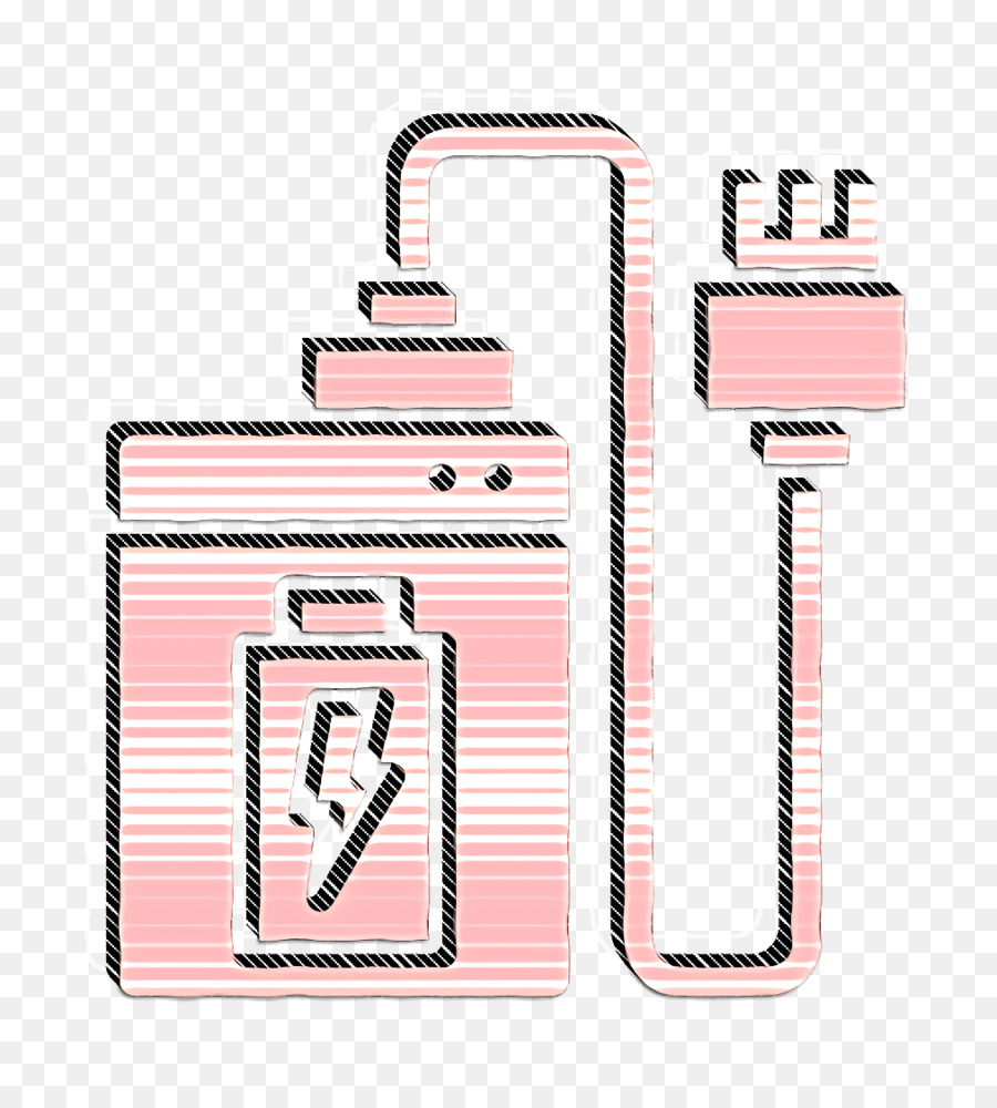 Icona del caricabatterie dell'icona della batteria dell'icona della banca - 