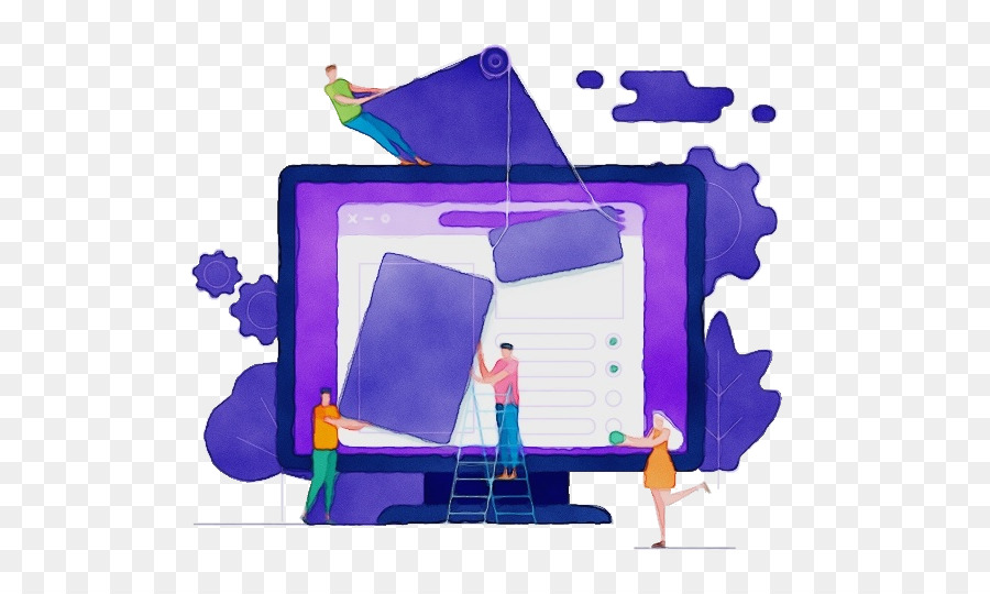 violet purple technology graphic design