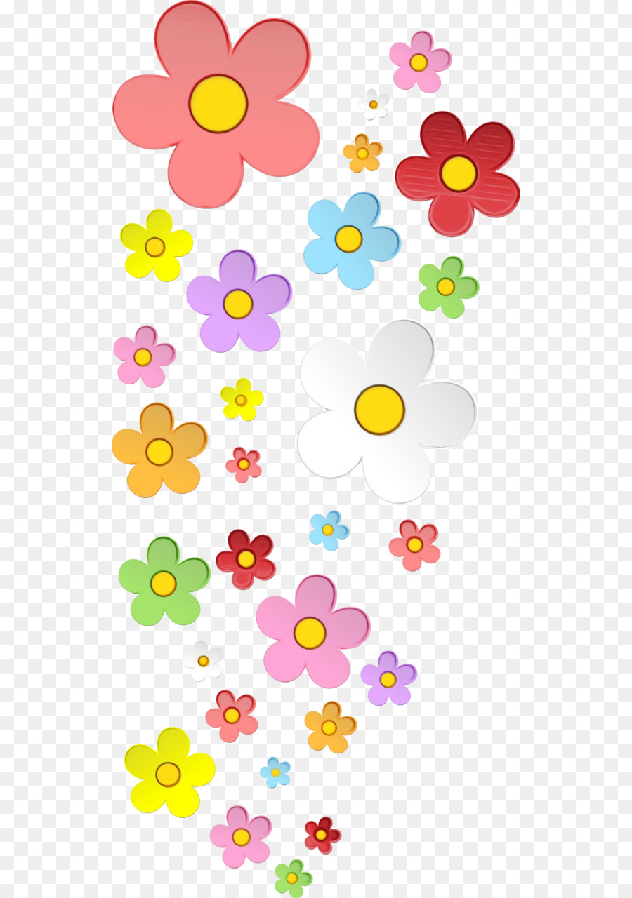 gelber Musterclipart-Blume Wildflower - 