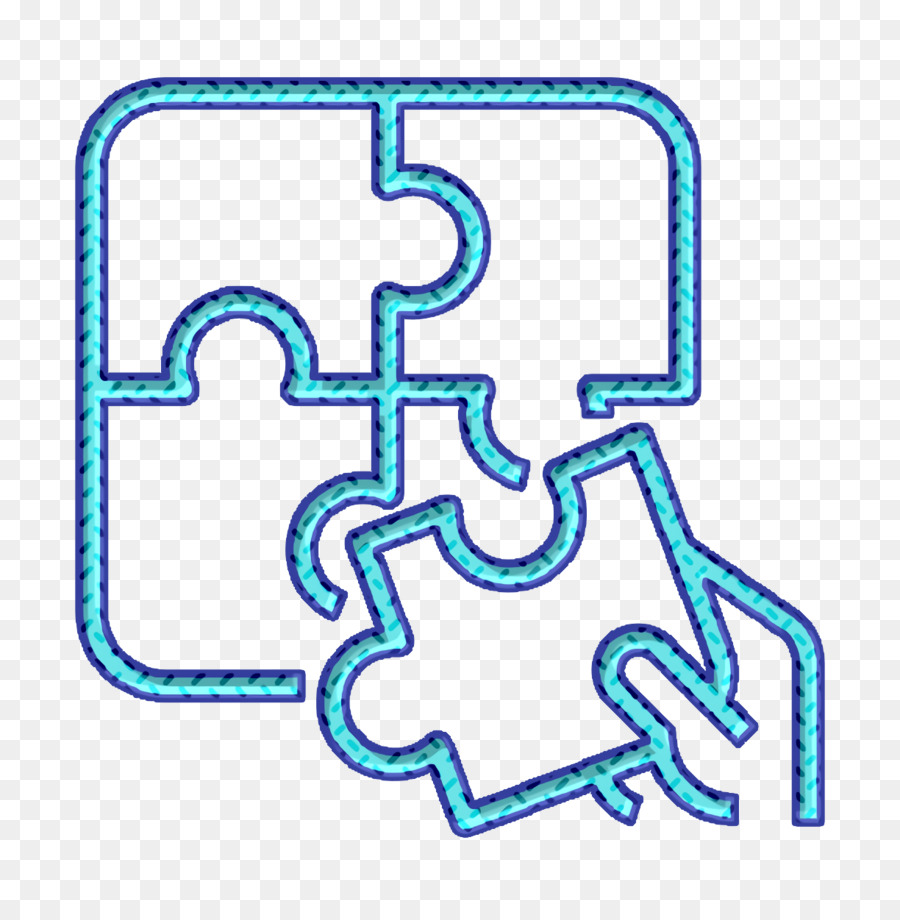 Start-und New Business-Symbol Jigsaw-Symbol - 