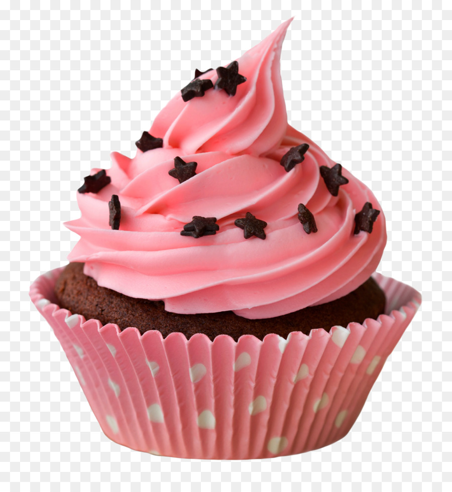 food cupcake pink buttercream icing