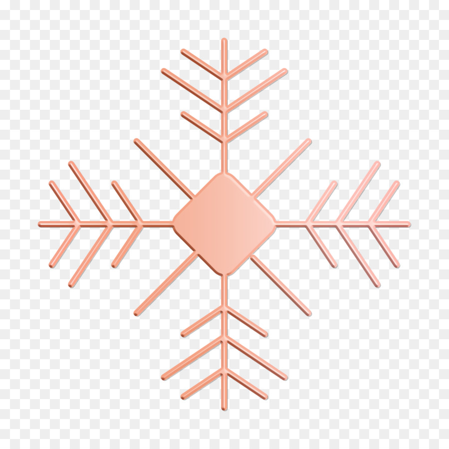 Weihnachts-Symbol Flocken-Symbol Schnee-Symbol - 