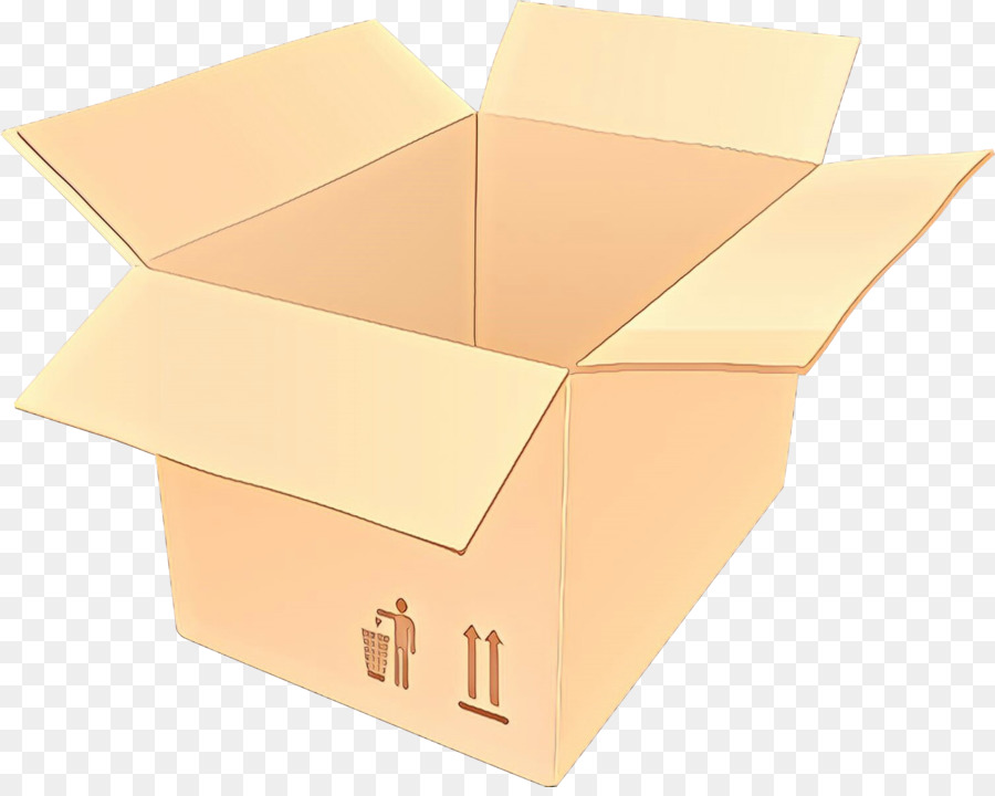 Karton gelb Versandkarton Papierprodukt Verpackungsmaterial - 