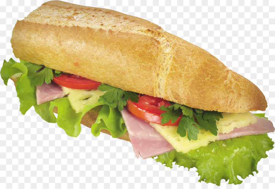 Essensscheibe Küche Schinken und Käse Sandwich U-Boot-Sandwich - 