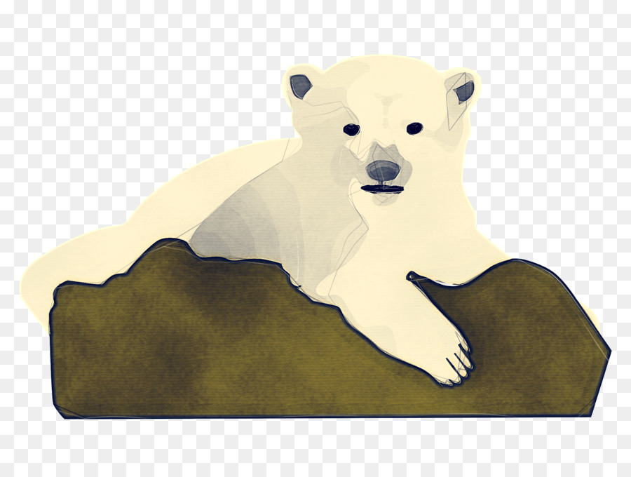 Eisbär Bär Tierfigur Aufkleber Wildtiere - 