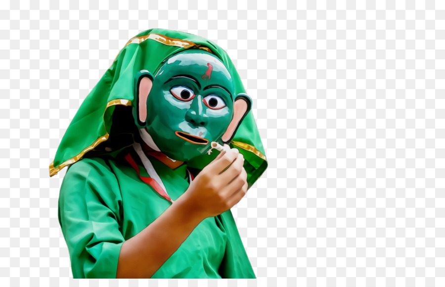 Grüner fiktiver Charakter-Kostüm - 