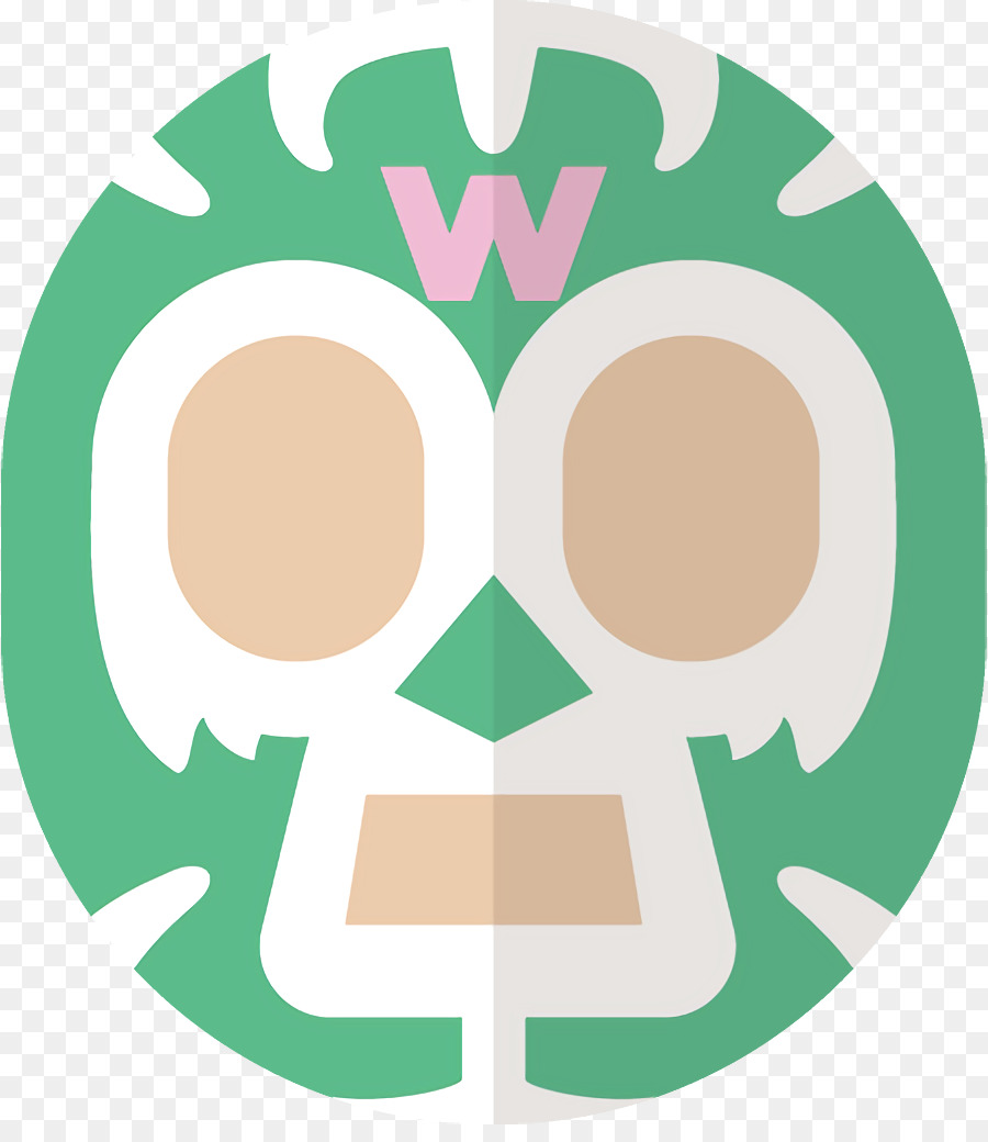 grünes Klippkunstsymbol-Logolächeln - 