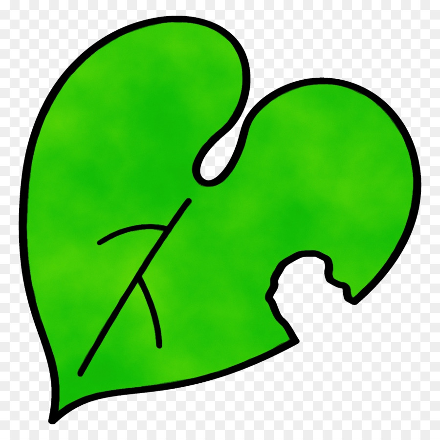 simbolo verde della pianta di clip art - 