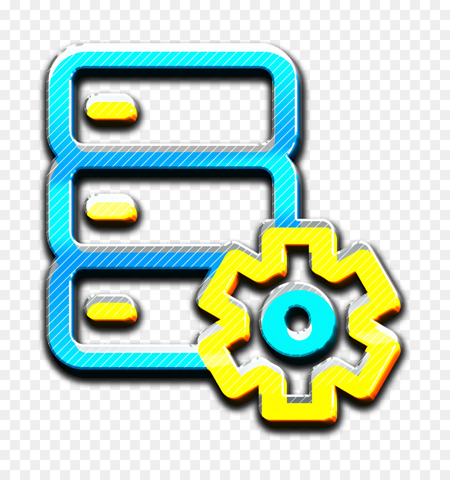 big data icon configuration icon database icon