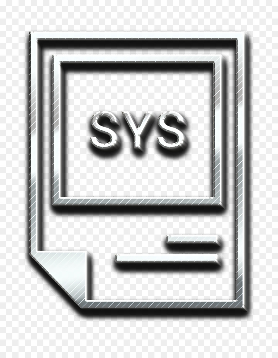 biểu tượng mở rộng biểu tượng tập tin biểu tượng sys - 