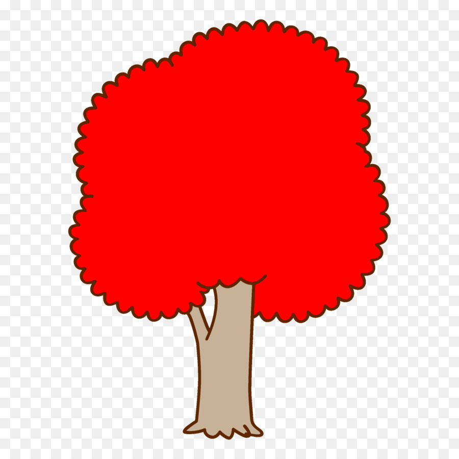 red clip art tree