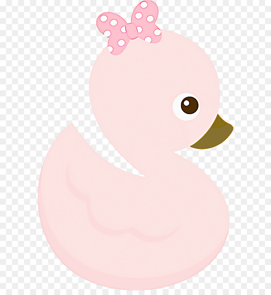 ClipArt di gomma rosa ducky bird cartoon - 