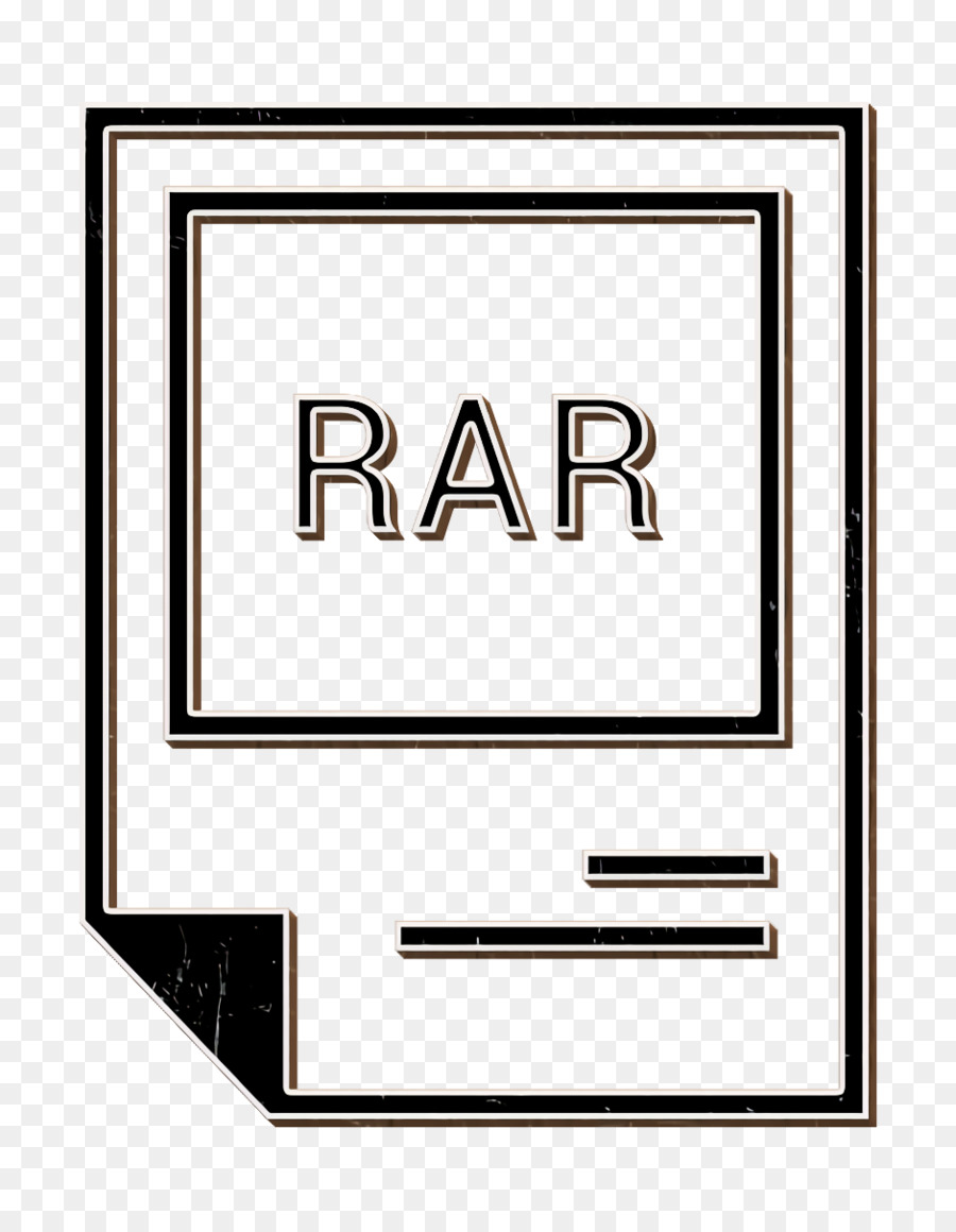 Erweiterungssymbol Dateisymbol Rar-Symbol - 
