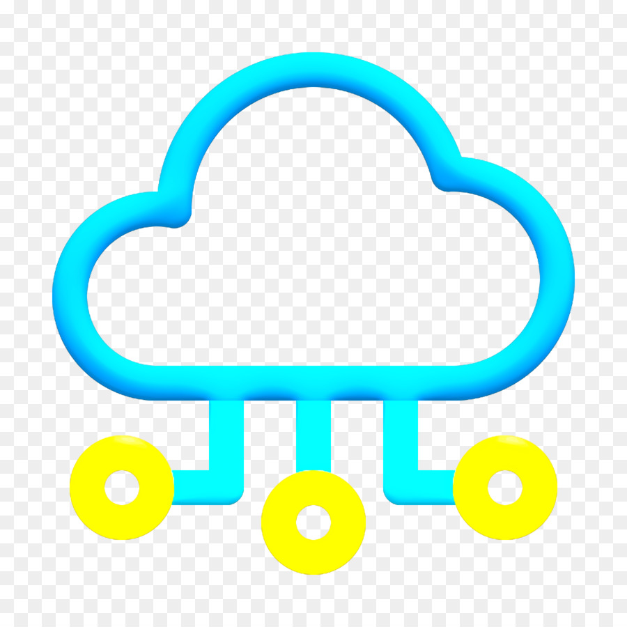 biểu tượng dữ liệu lớn biểu tượng điện toán biểu tượng đám mây - 