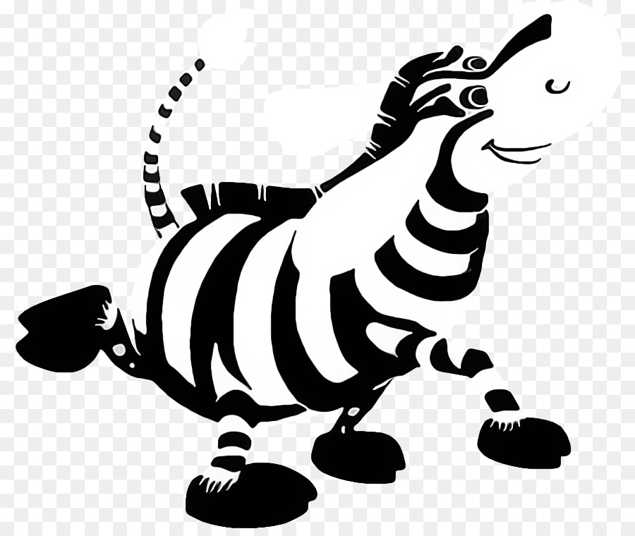 Tierfigur Cartoon ClipArt Zebra Linie - 