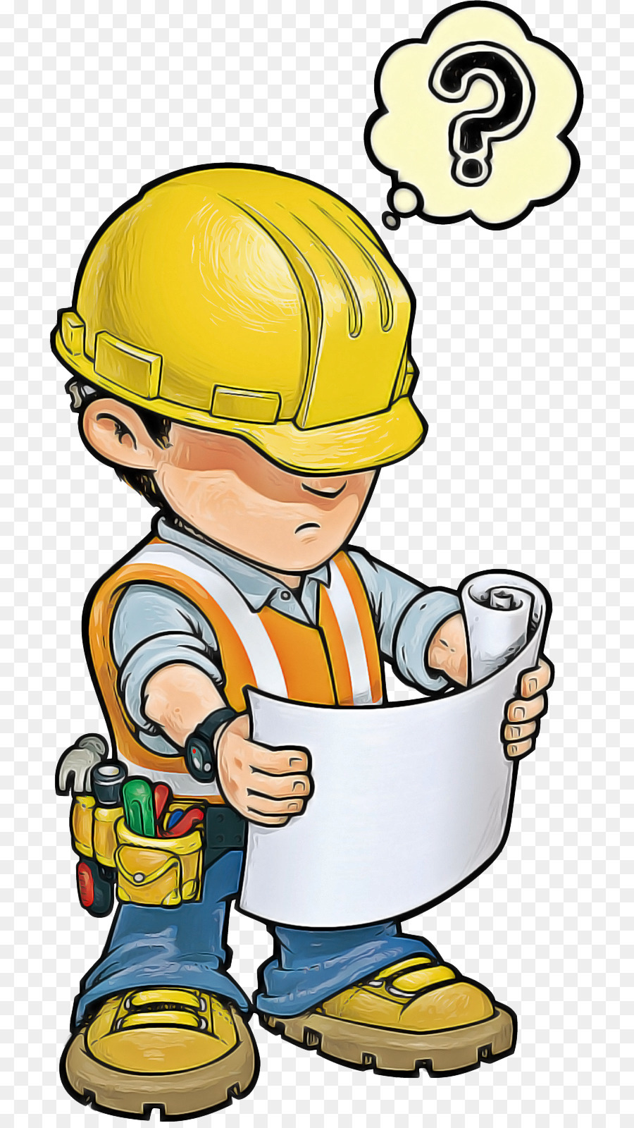 clip art cartoon construction worker hard hat headgear png download -  759*1592 - Free Transparent Cartoon png Download. - CleanPNG / KissPNG
