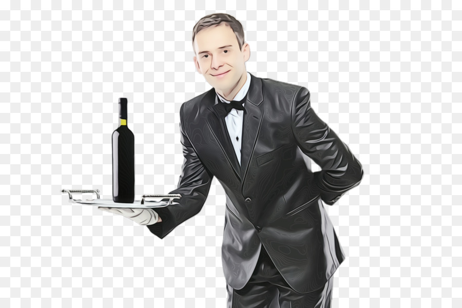 wine bottle suit bottle formal wear male