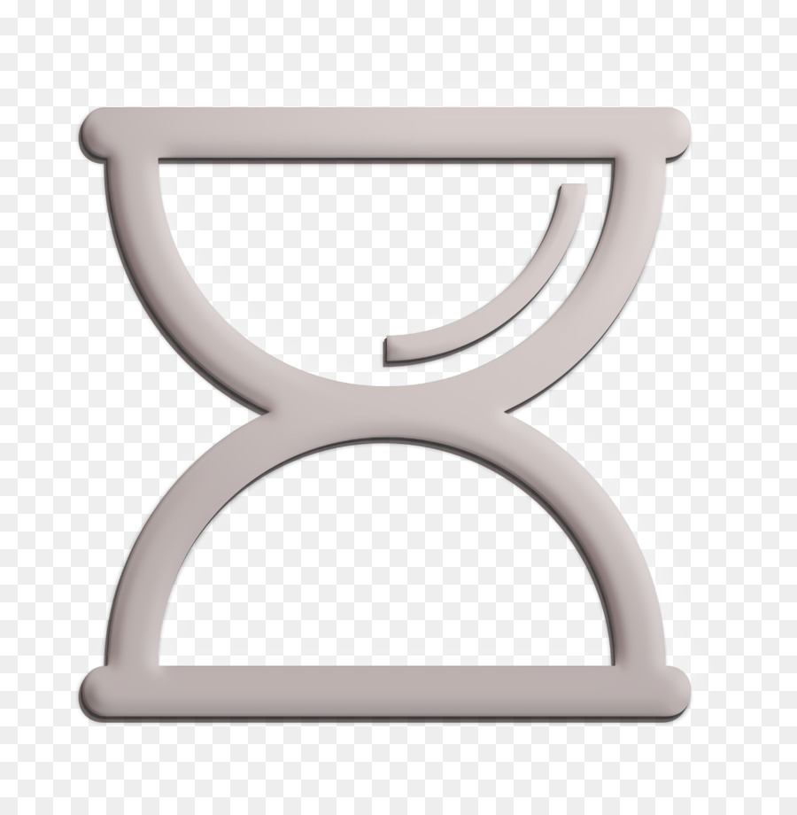 Sanduhr-Symbol Büro-Symbol - 