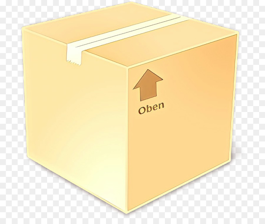 Box Karton gelb Versand Box Paket Lieferung - 