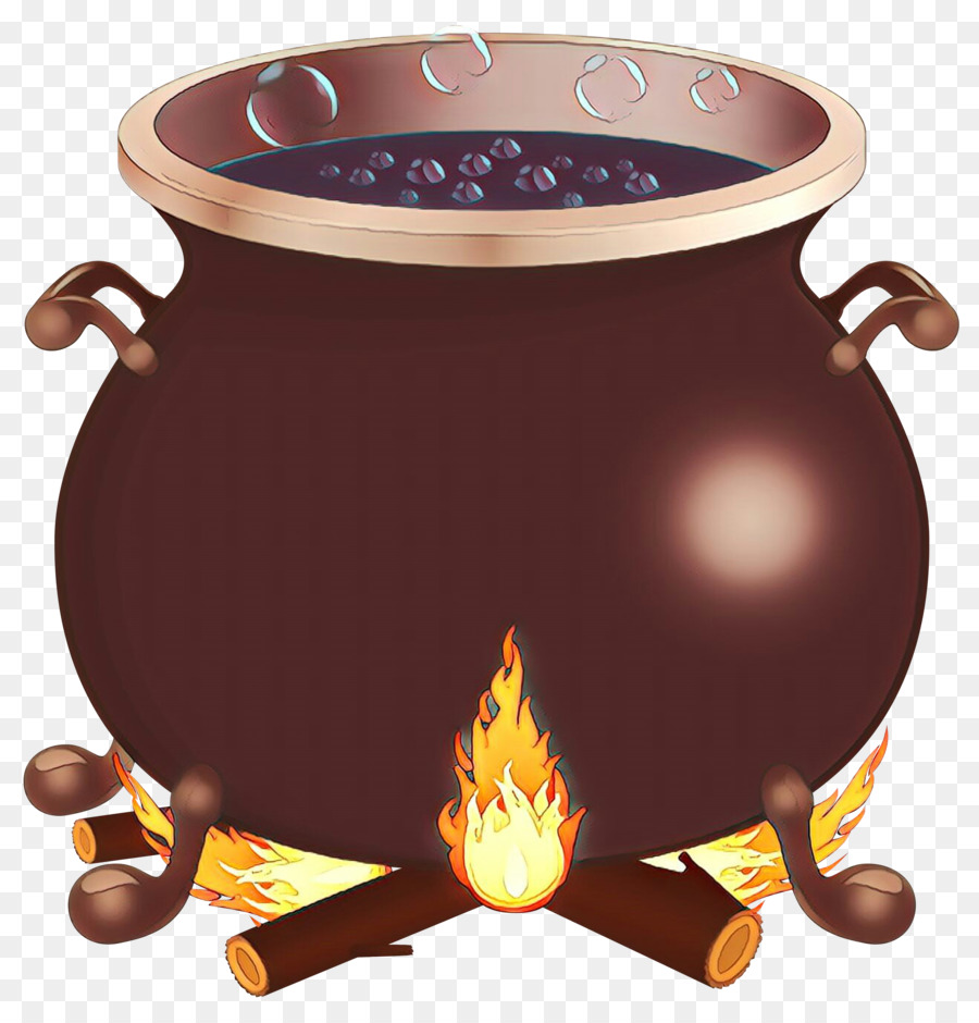 cauldron cookware and bakeware brown crock clip art