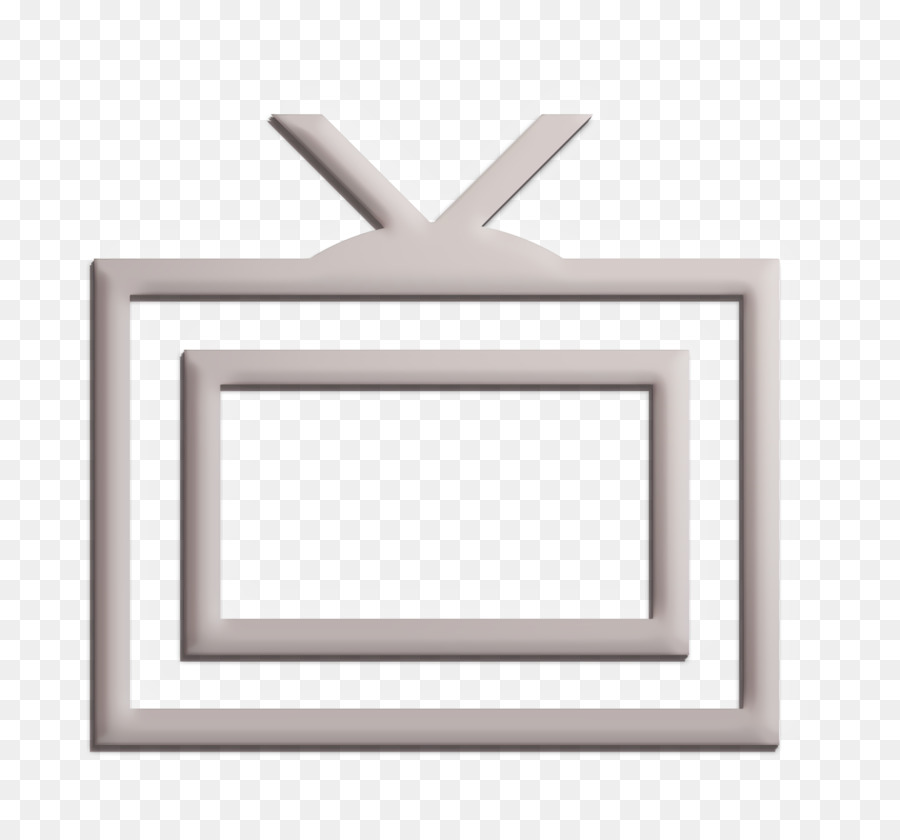 Icona del cavo Icona del supporto icona televisiva - 