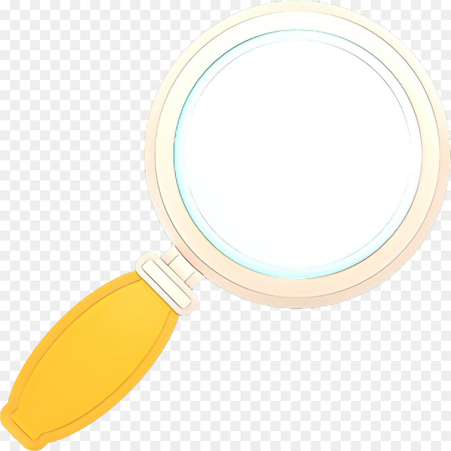 yellow makeup mirror magnifier circle