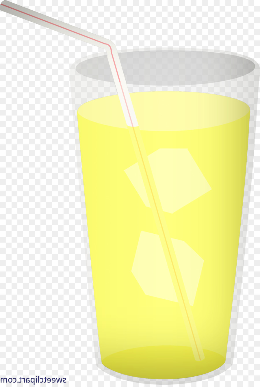 Getränk gelber Trinkstrohsaft-Drinkware - 