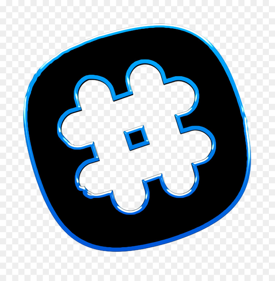 hashtag icon media icon network icon