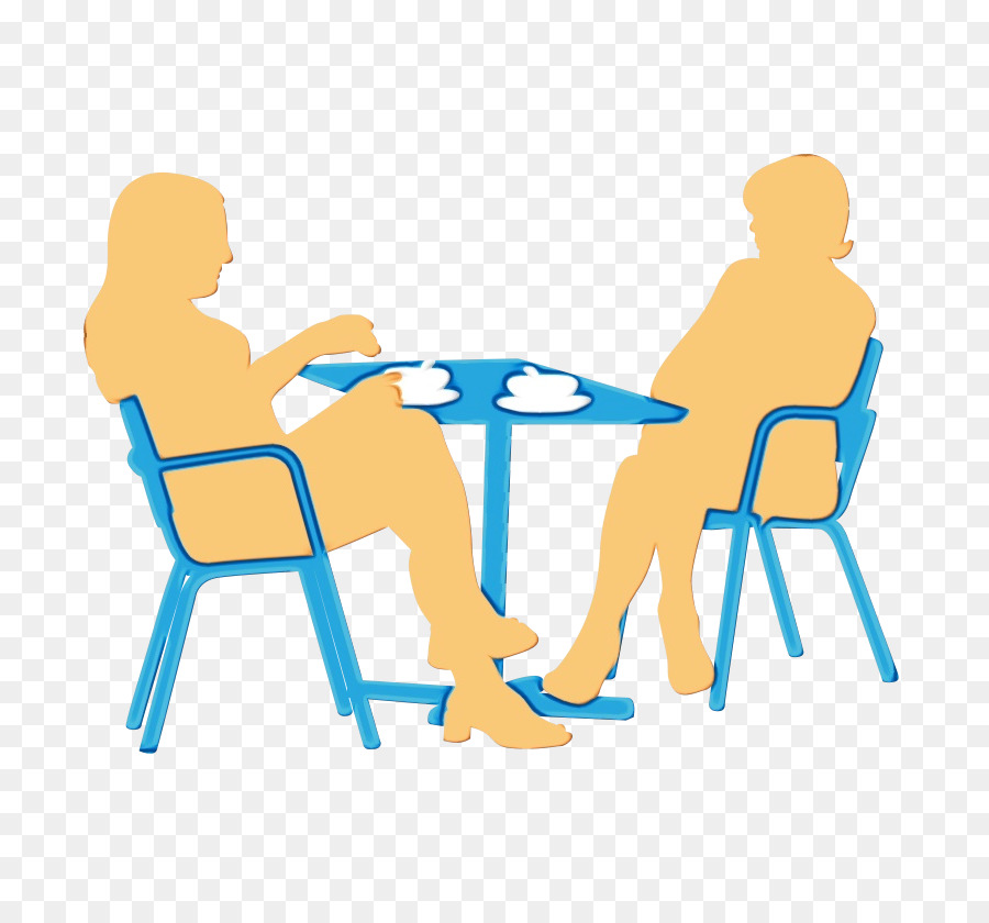 Möbel sitzen ClipArt Tisch Linie - 