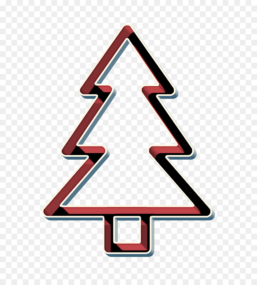 Weihnachts-Symbol Tandenbaum-Symbol Baum-Symbol - 