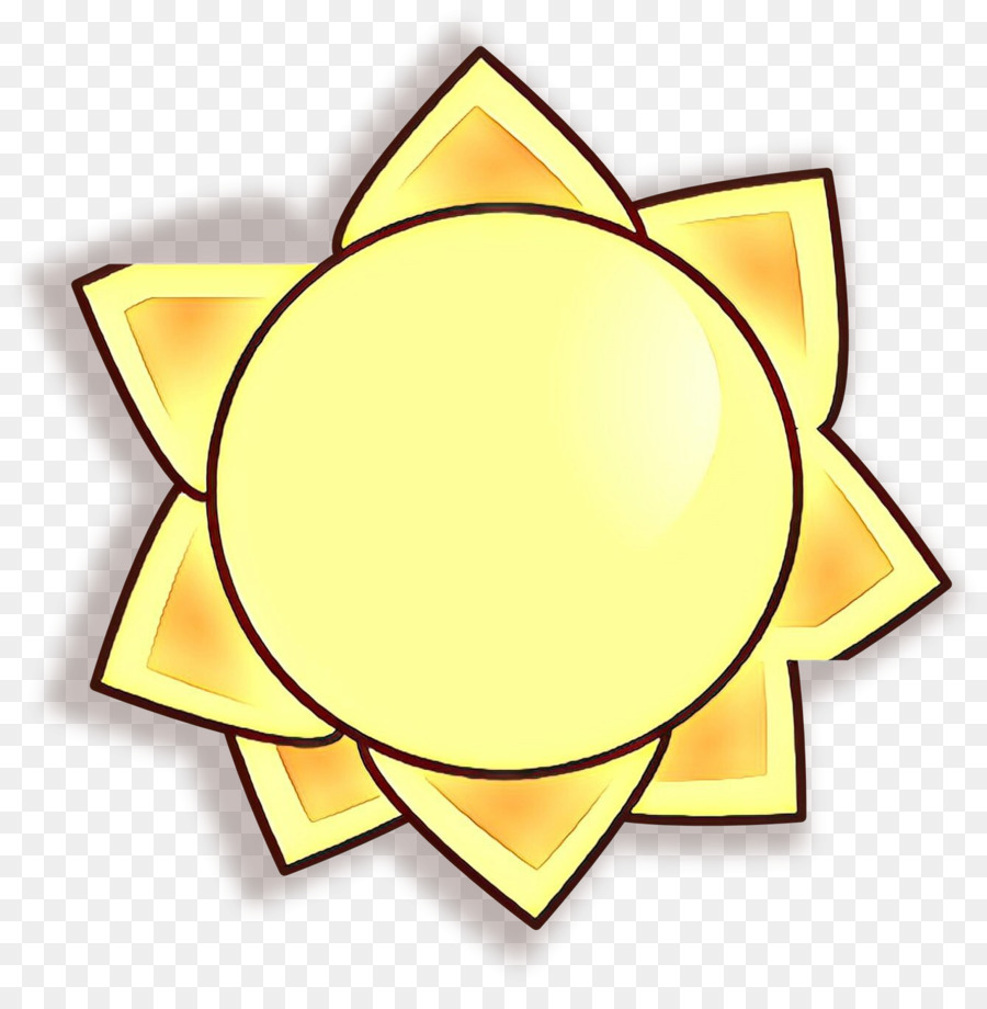 yellow clip art symbol sticker