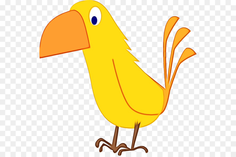 Vogel Schnabel gelb ClipArt Cartoon - 