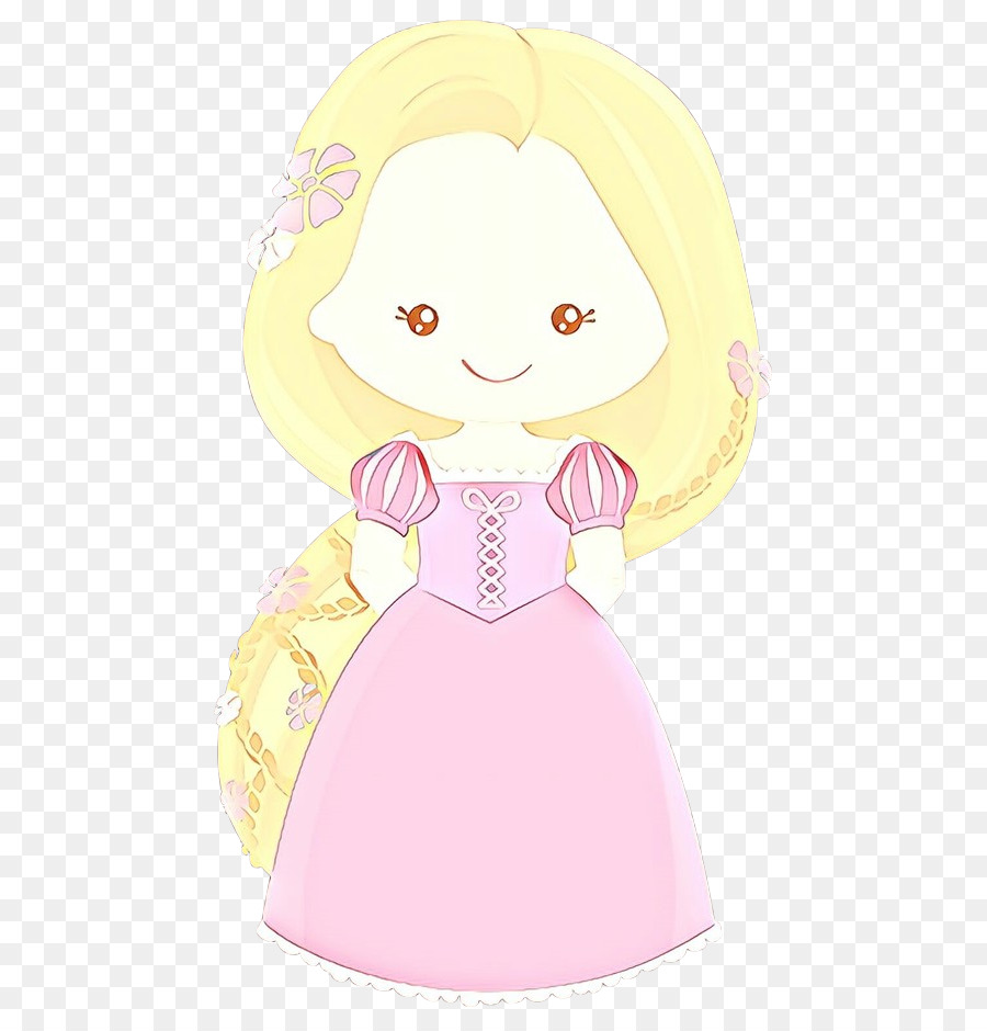 cartoon pink fictional character angel style