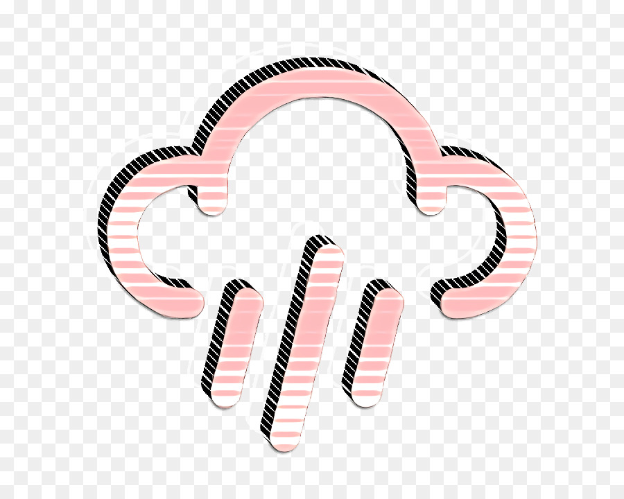 biểu tượng đám mây dự báo biểu tượng mưa - 