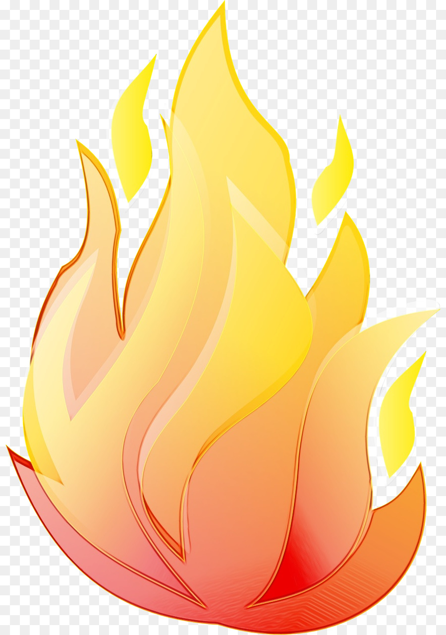 yellow flame clip art fire plant