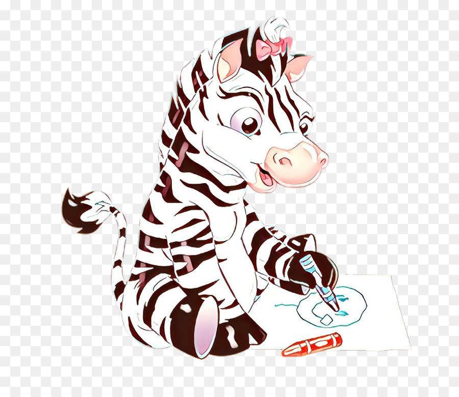 Zebra Tierfigur Cartoon Clip Art Wildtiere - 