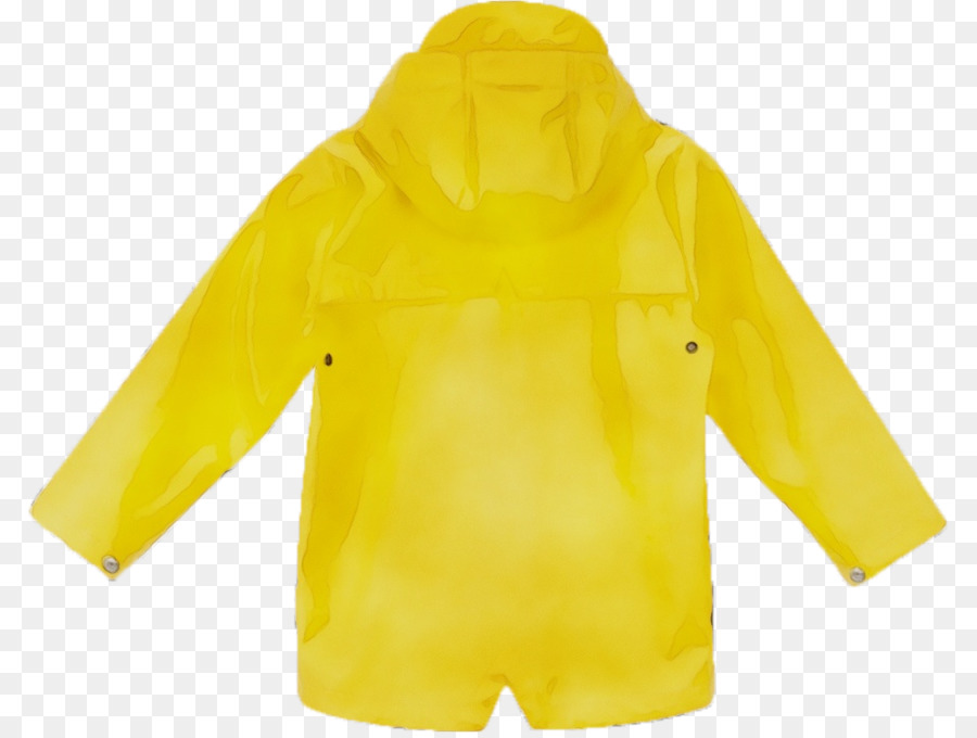 Kleidung gelbe Oberbekleidung Regenmantel Ärmel - 