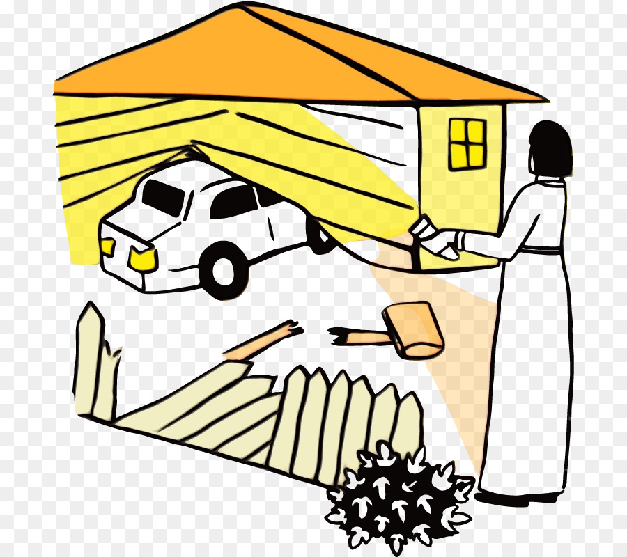 yellow clip art roof shed home