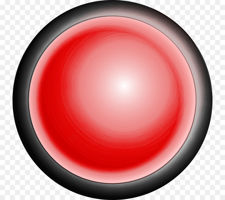 pulsante proprietà materiale sfera cerchio rosso - 