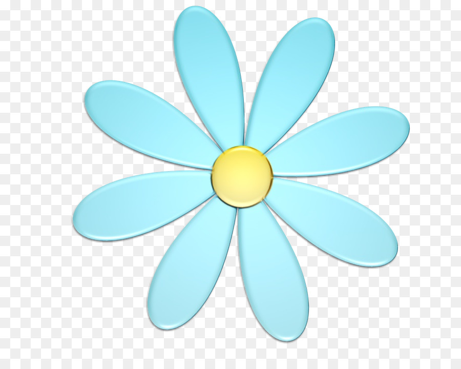 Blauer Blütenblatt Türkis Aqua Teal - 