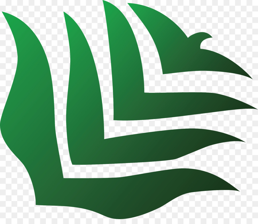 grünes Logo-ClipArt-Blattsymbol - 